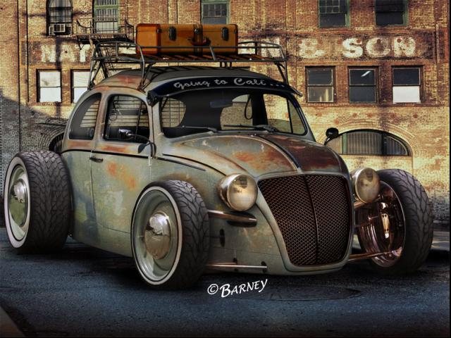 VW Rat Rod von Barney auf chopstars.net Der Fake