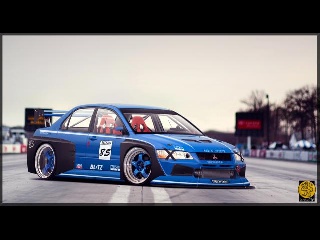 Mitsubishi Lancer Evo von MTK85 auf chopstars.net Der Fake