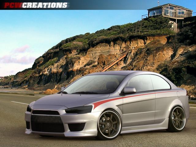 Mitsubishi Lancer von pc-w auf chopstars.net Der Fake