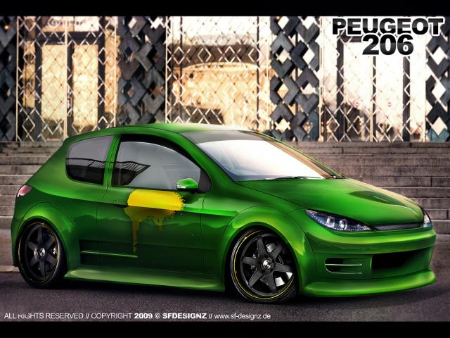 Peugeot 206 von sf|D. auf chopstars.net Der Fake