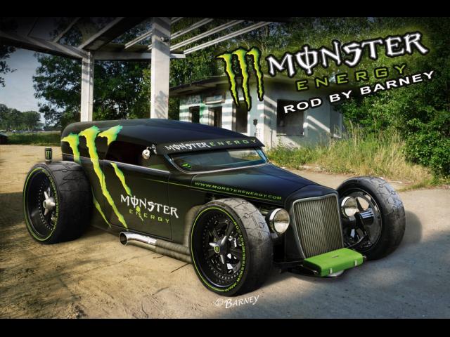 Ford Monster ENERGY Rod von Barney auf chopstars.net Der Fake