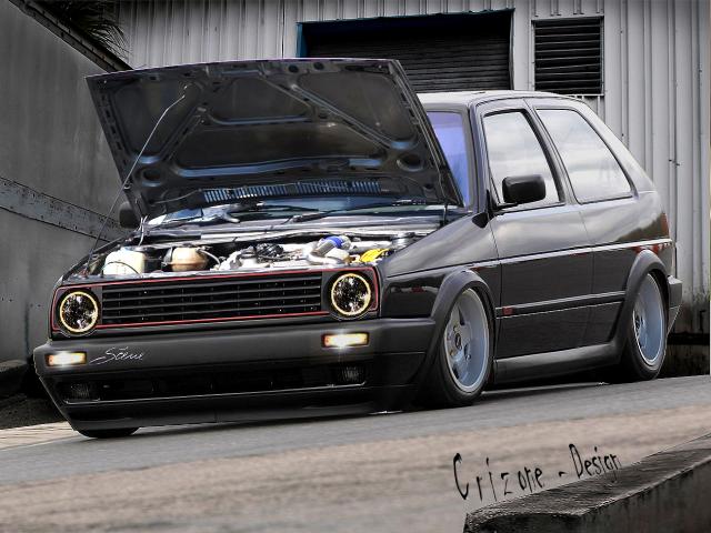 VW Golf 2 GTI von crizone auf chopstars.net Der Fake